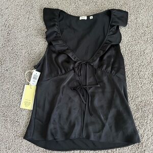 Aritzia silk blouse